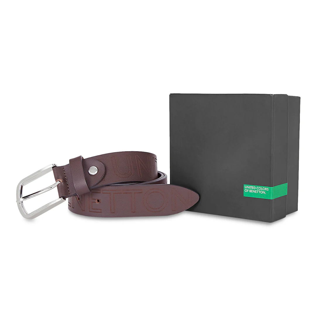 United Colors of Benetton Castor Men's Leather Reversible Belt - Image 6