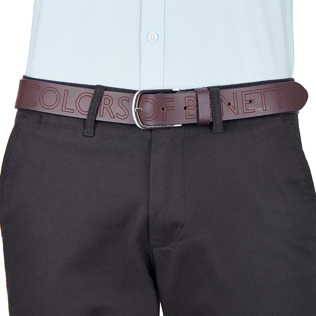 United Colors of Benetton Castor Men's Leather Reversible Belt - Image 7