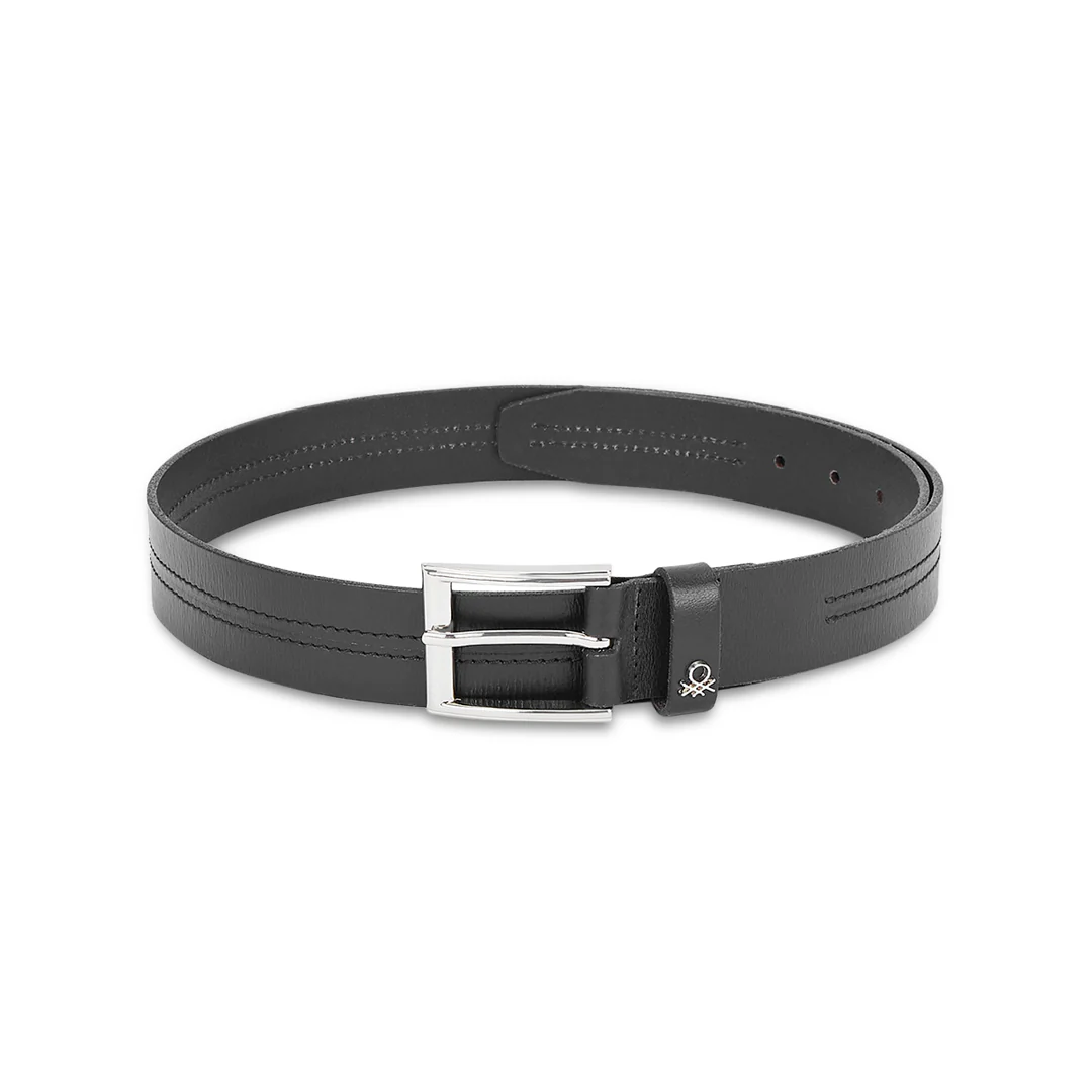 United Colors of Benetton Cavier Men's Leather Non Reversible Belt - Image 16