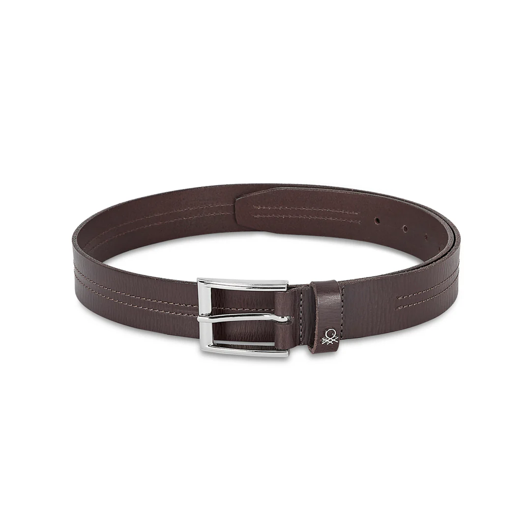 United Colors of Benetton Cavier Men's Leather Non Reversible Belt - Image 24