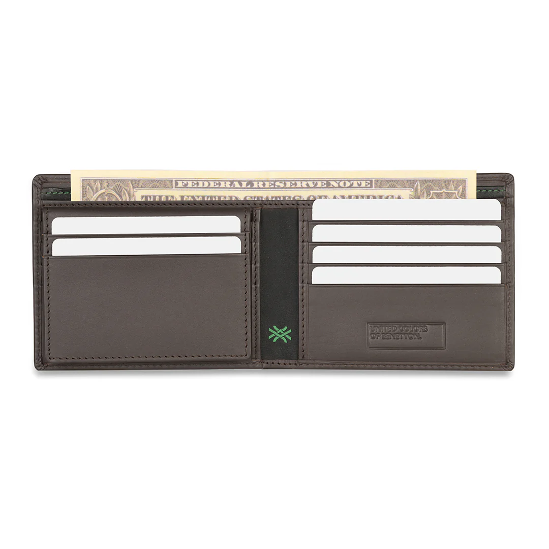 United Colors of Benetton Cloyd Men's Leather Passcase Wallet - Image 5