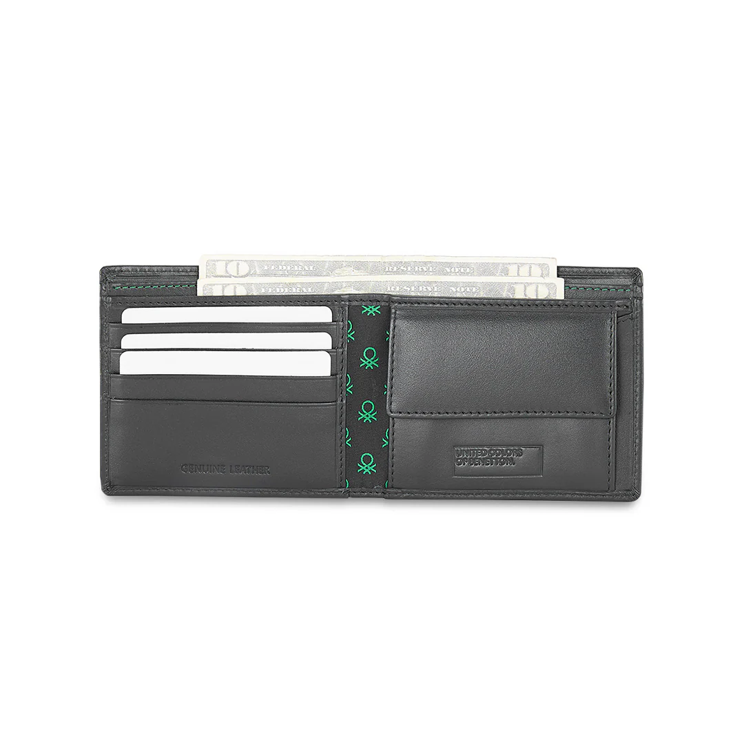 United Colors of Benetton Cormack Men's Leather Global Coin Wallet - Image 5