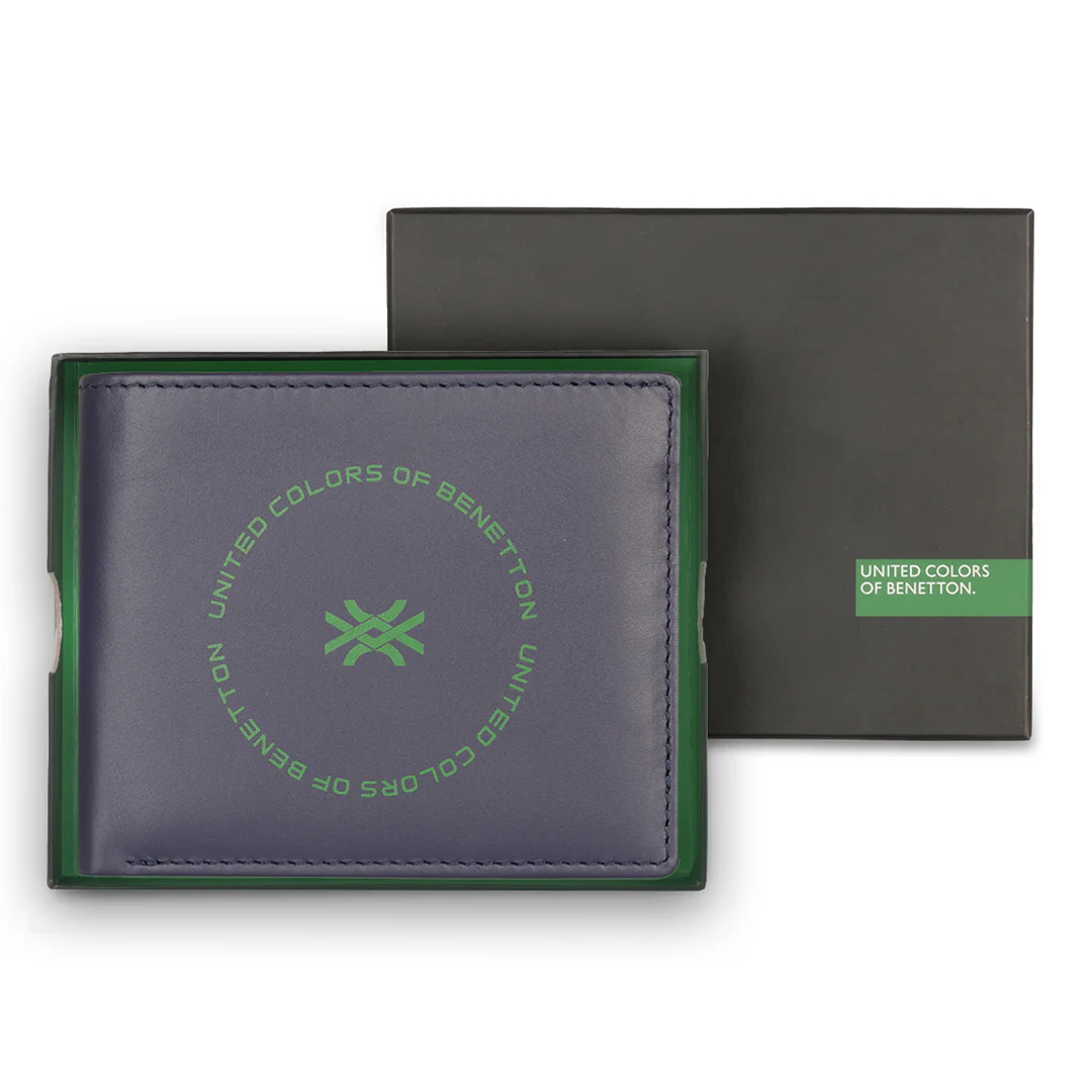 United Colors of Benetton Cormack Men's Leather Multi Card Coin Wallet - Image 7