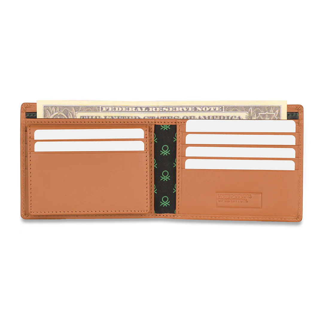 United Colors of Benetton Cormack Men's Leather Passcase Wallet - Image 5