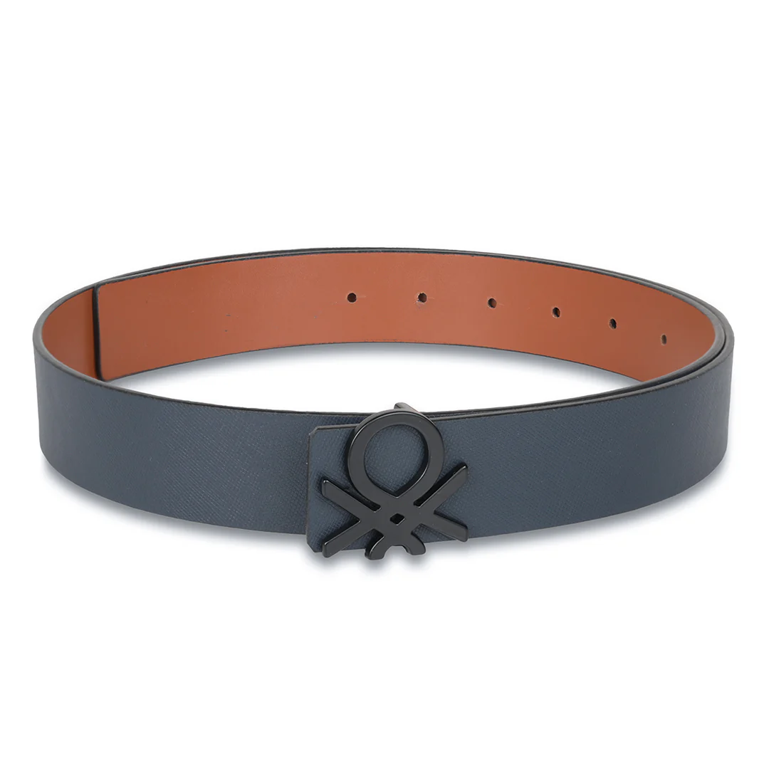 United Colors of Benetton Edgar Men's Leather Reversible Belt - Image 8