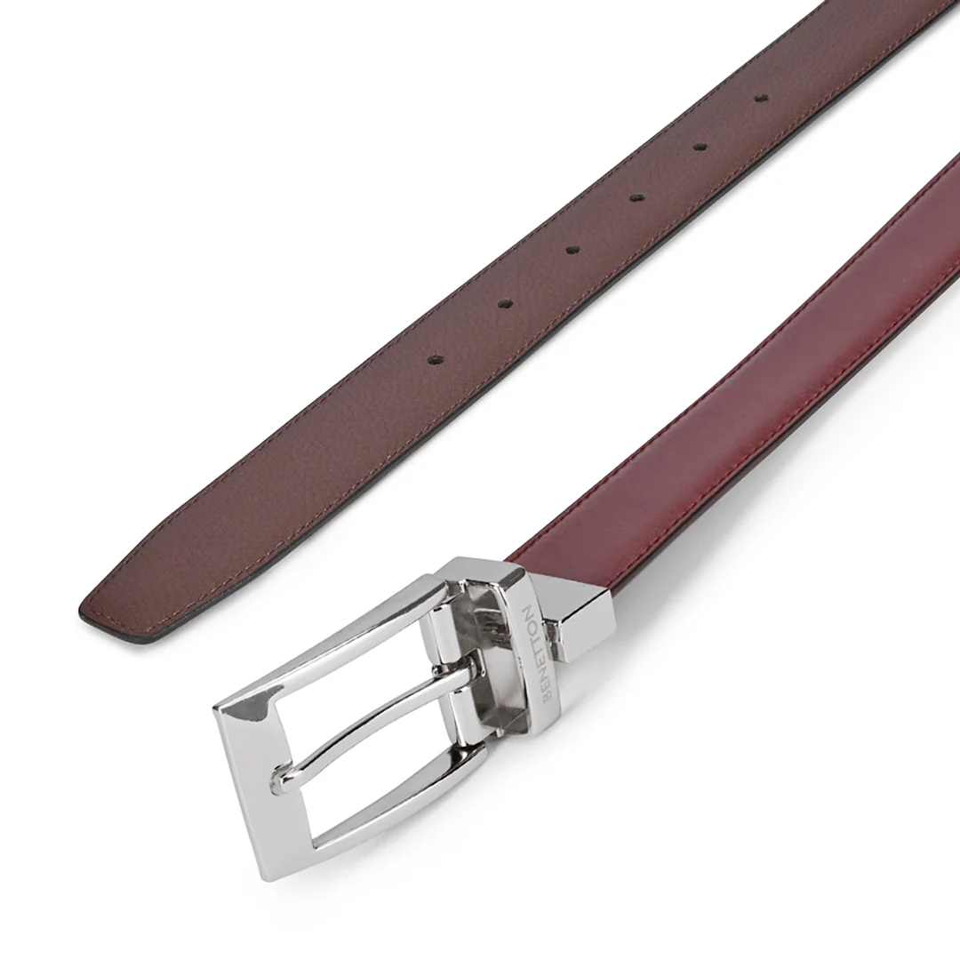 United Colors of Benetton Fredrico Men's Leather Reversible Belt - Image 12