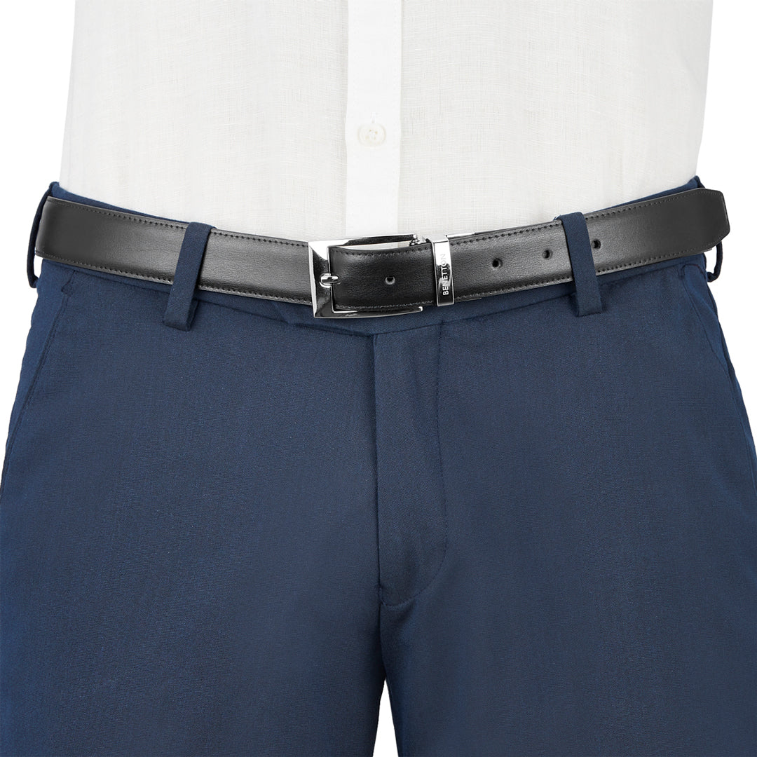 United Colors of Benetton Fredrico Men's Leather Reversible Belt - Image 7