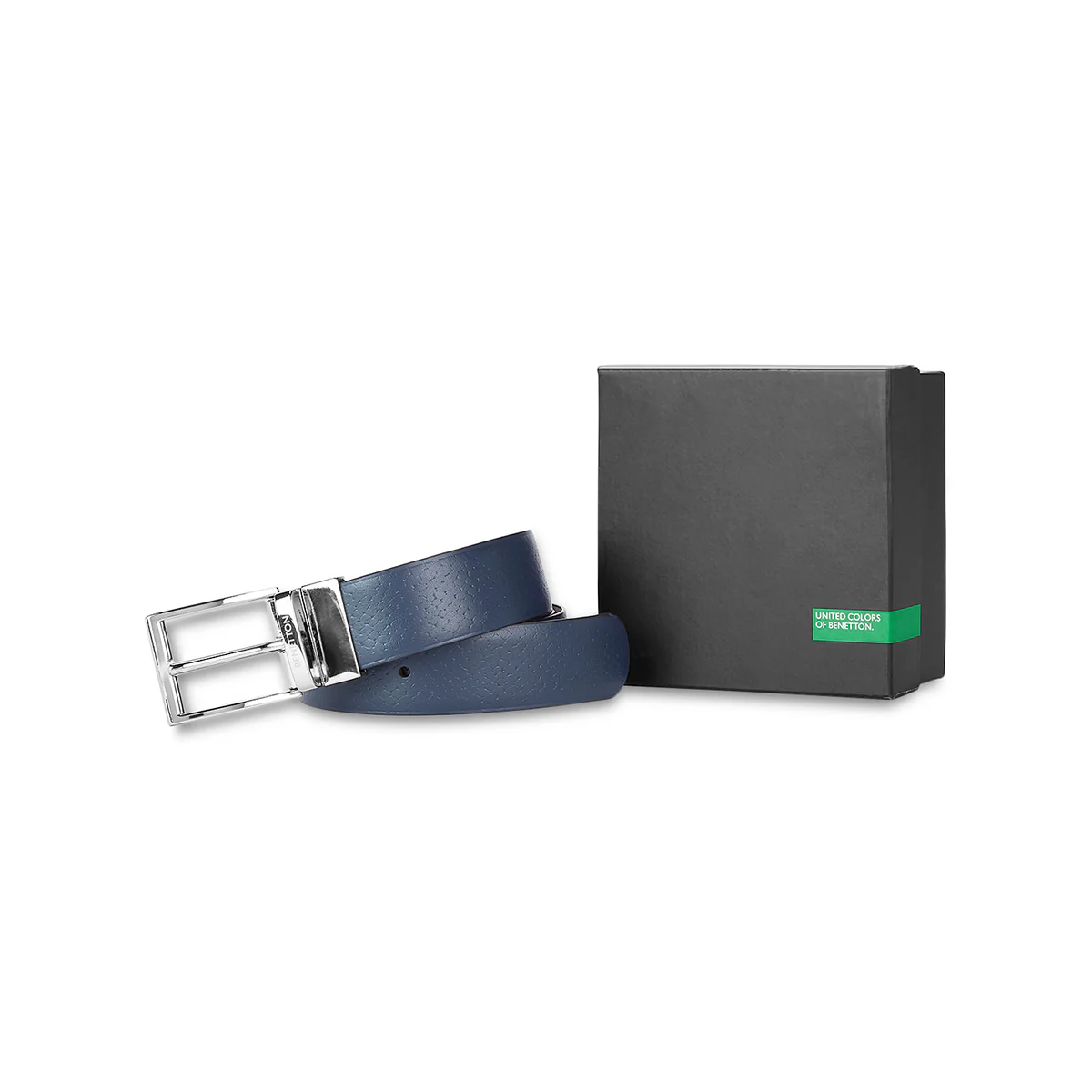 United Colors of Benetton Furbo Men's Leather Reversible Belt - Image 9