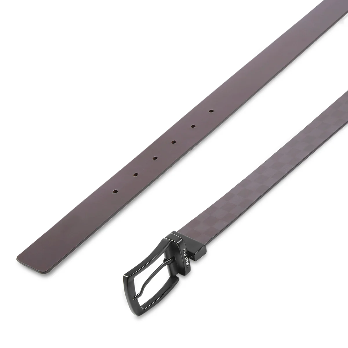 United Colors of Benetton Greco Men's Leather Reversible Belt - Image 8