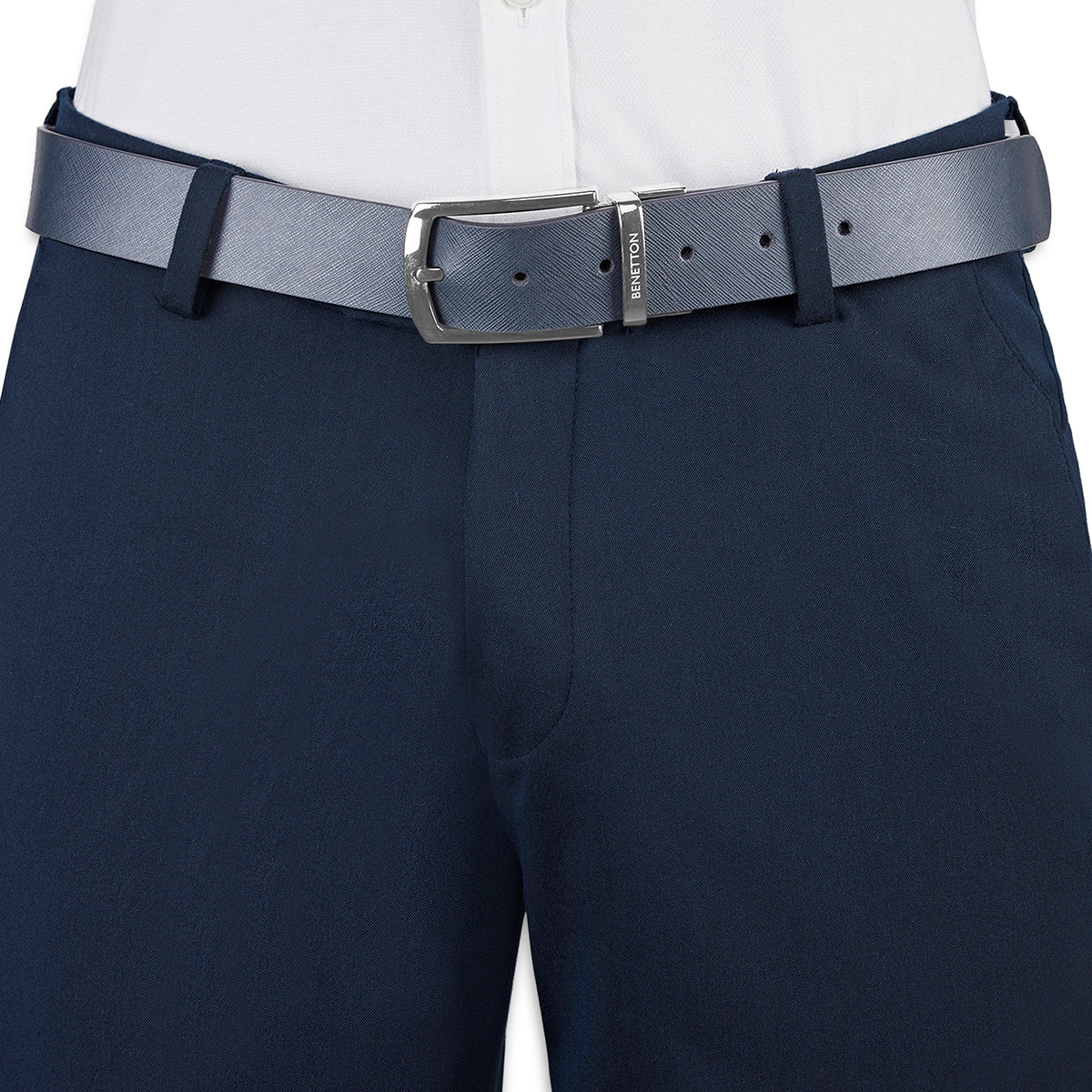 United Colors of Benetton Jenner Men's Leather Reversible Belt - Image 18