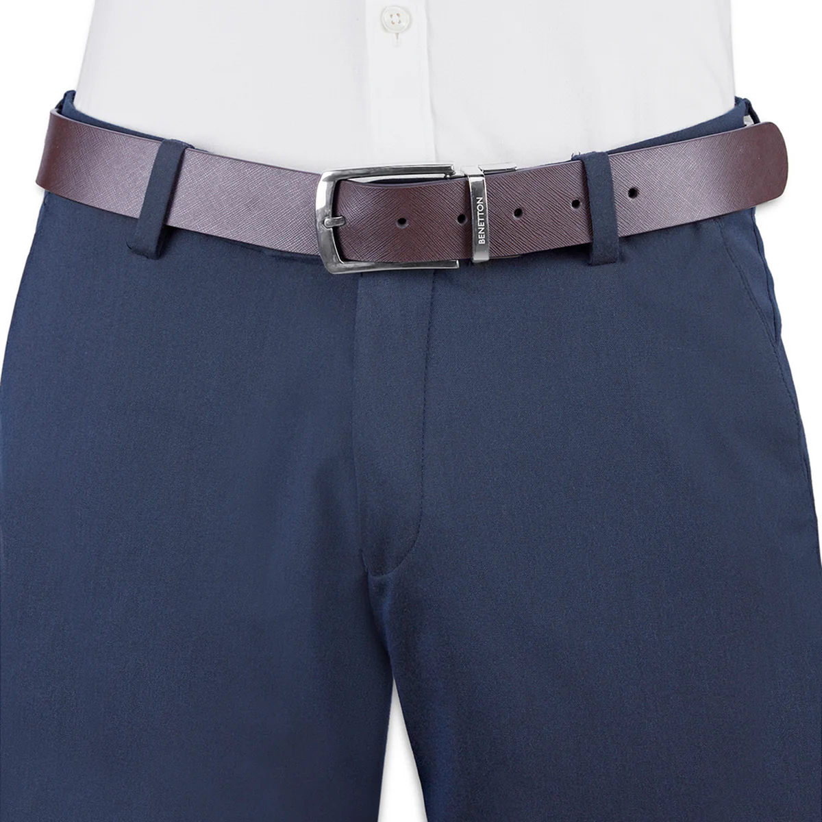 United Colors of Benetton Jenner Men's Leather Reversible Belt - Image 23