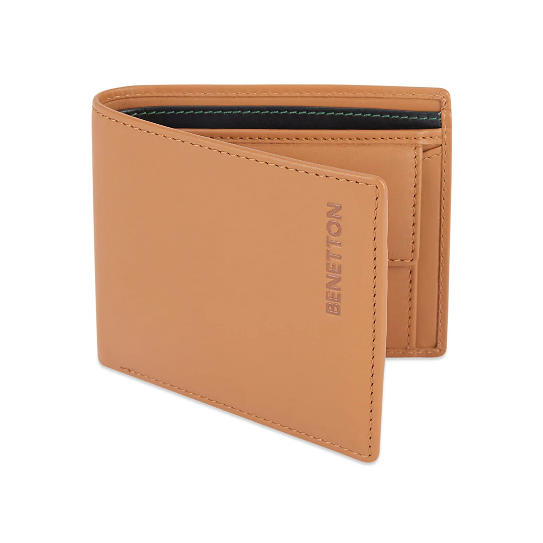 United Colors of Benetton Justino Men's Leather Global Coin Wallet - Image 2