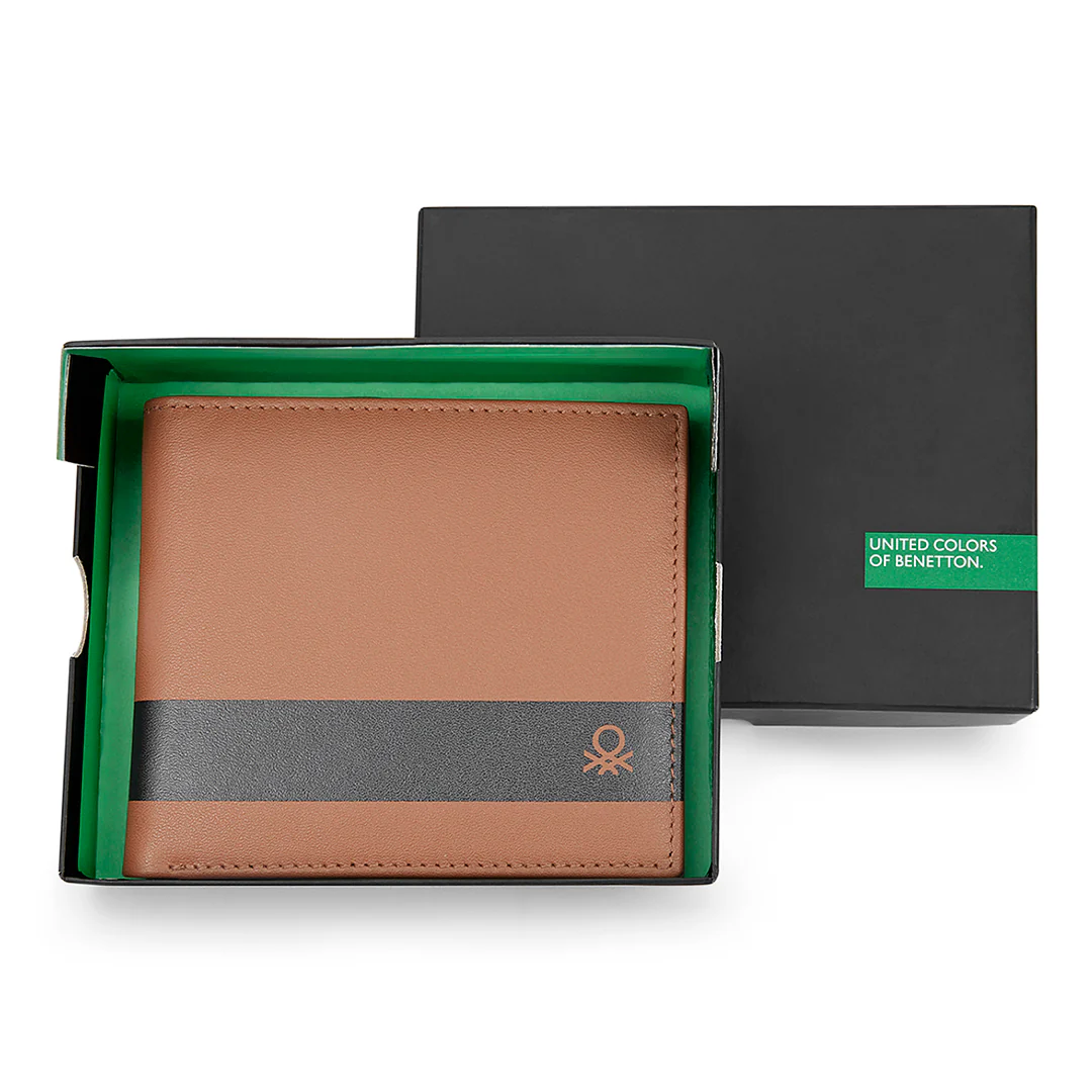 United Colors of Benetton Kade Men's Leather Global Coin Wallet - Image 7