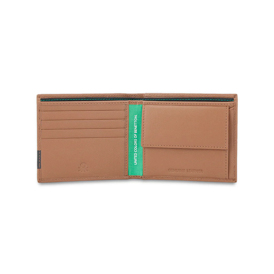 United Colors of Benetton Kade Men's Leather Global Coin Wallet - Image 8