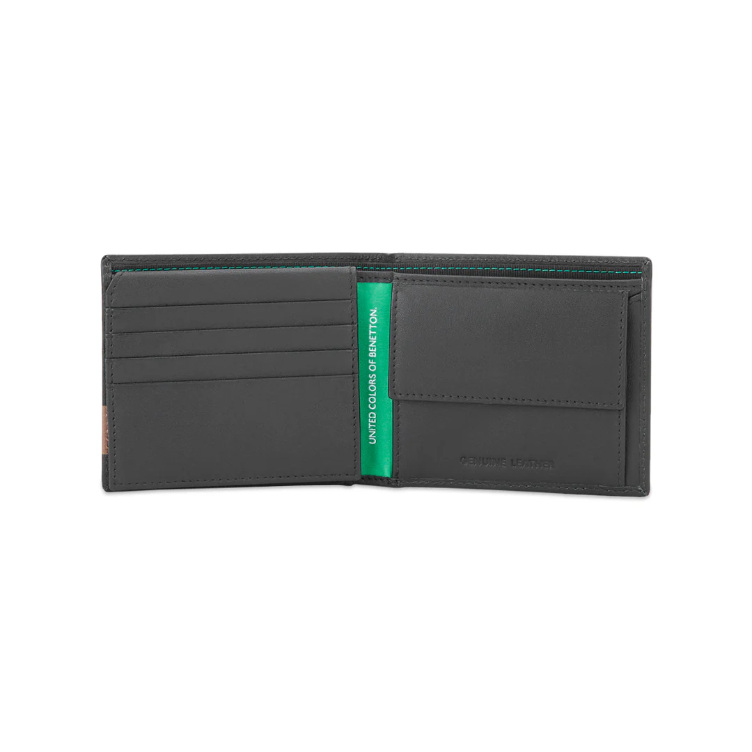 United Colors of Benetton Kade Men's Leather Multi Card Coin Wallet - Image 8