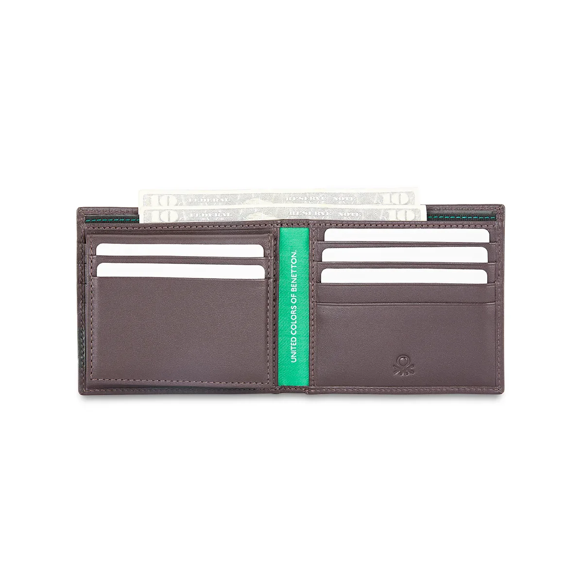 United Colors of Benetton Kade Men's Leather Passcase Wallet - Image 8