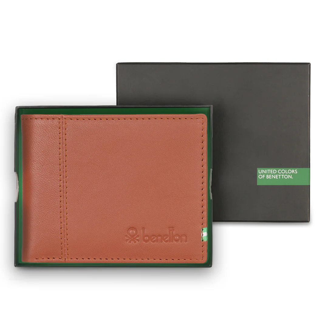 United Colors of Benetton Mace Men's Leather Global Coin Wallet - Image 7