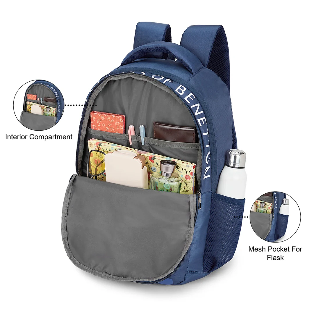 United Colors of Benetton Noble Laptop Backpack - Image 5