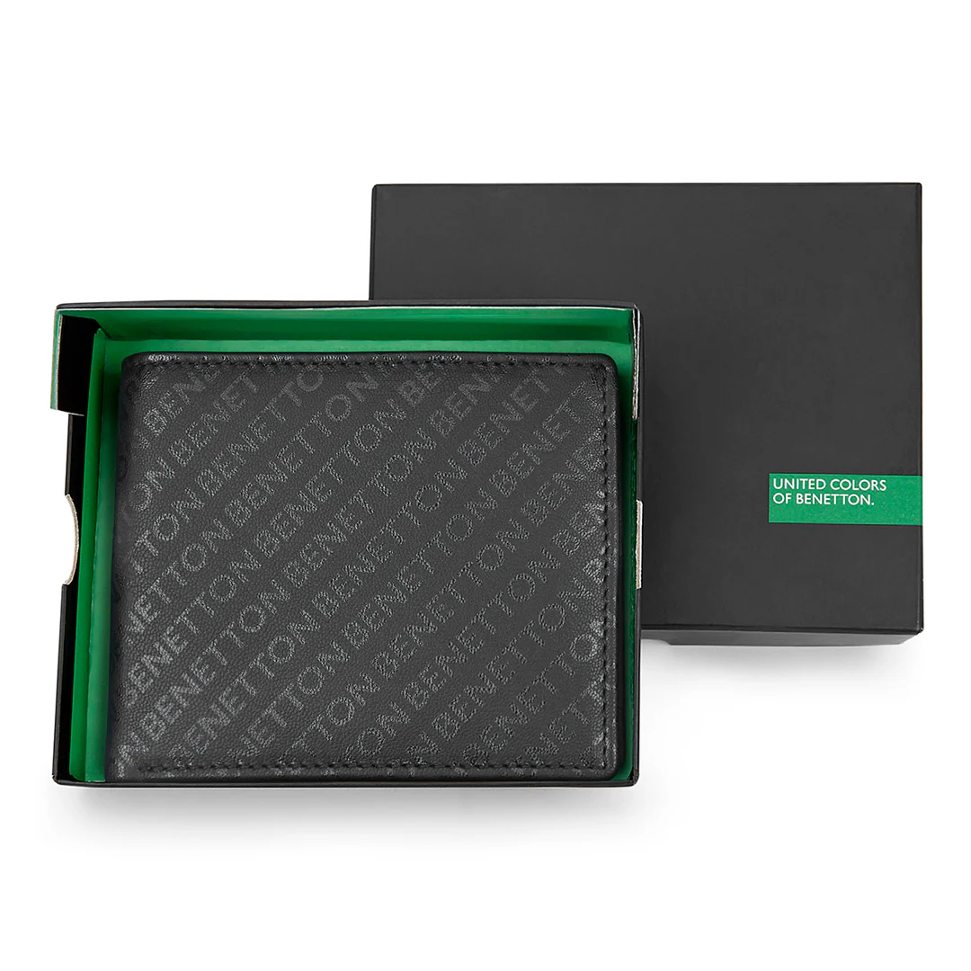 United Colors of Benetton Nolen Men's Leather Global Coin Wallet - Image 7