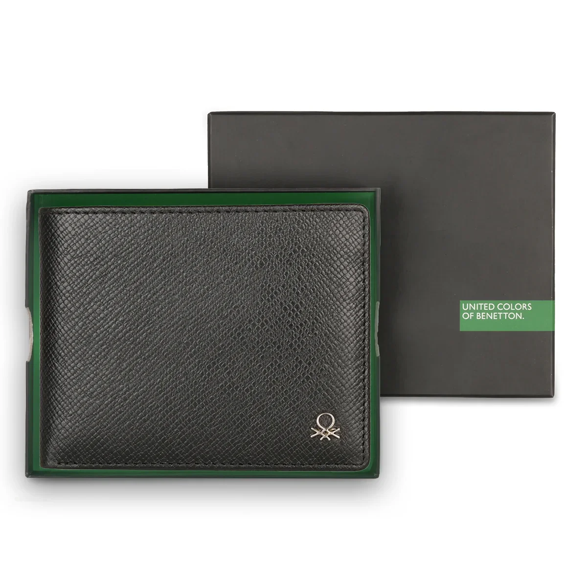 United Colors of Benetton Novara Men's Leather Passcase Wallet - Image 7