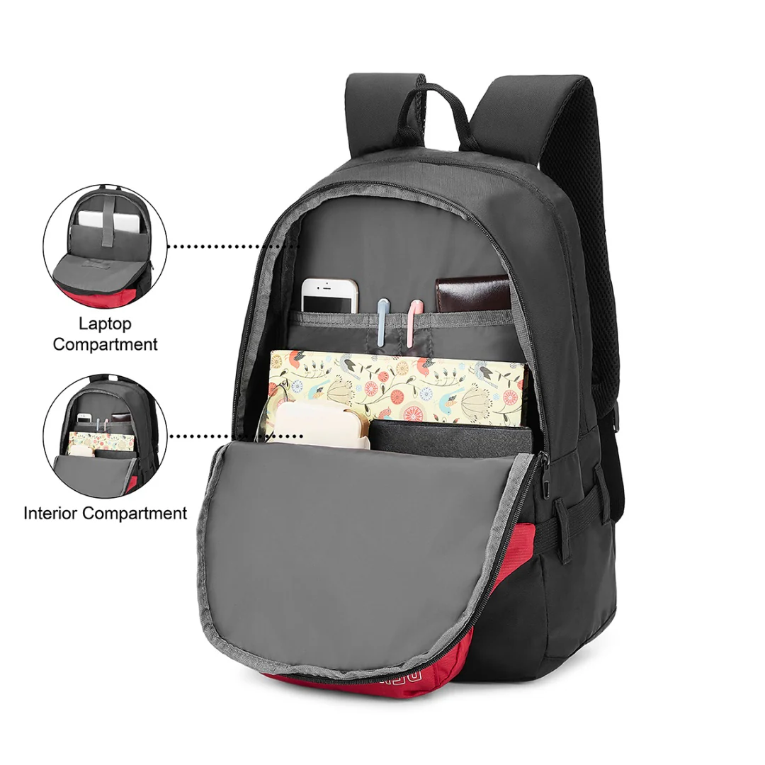 United Colors of Benetton Olivine Laptop Backpack - Image 5