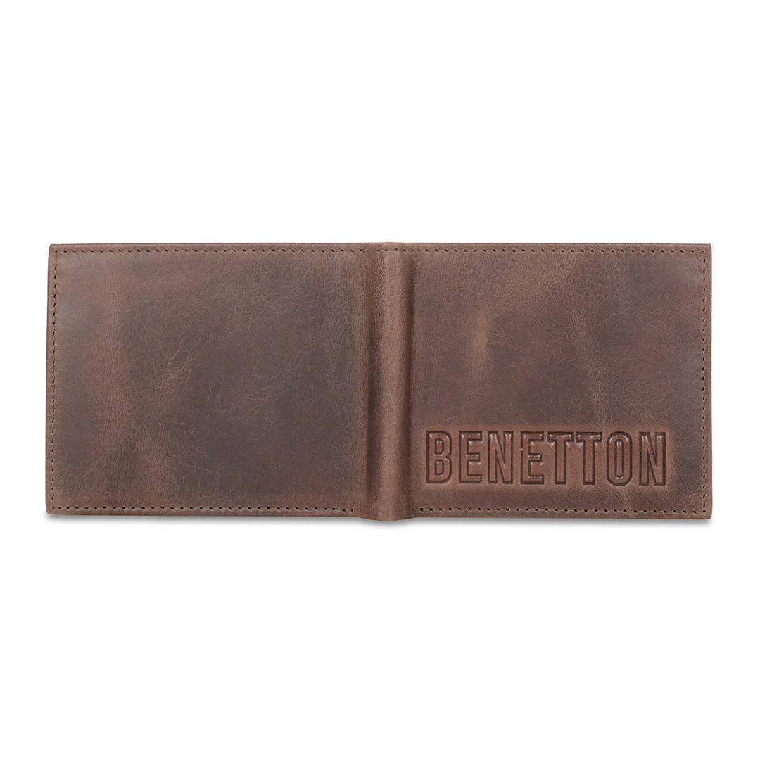 United Colors of Benetton Osmond Men's Leather Global Coin Wallet - Image 6