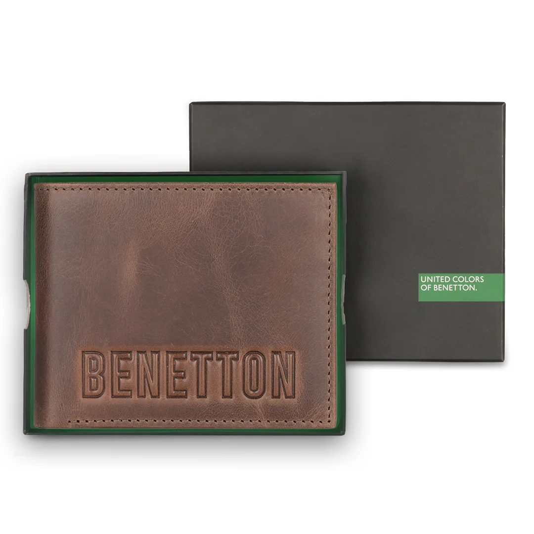 United Colors of Benetton Osmond Men's Leather Global Coin Wallet - Image 7