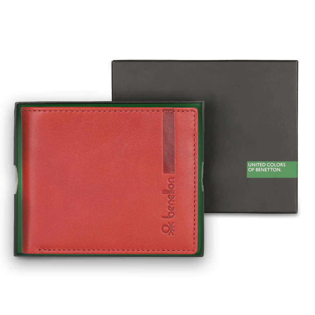 United Colors of Benetton Reece Men's Leather Global Coin Wallet - Image 7