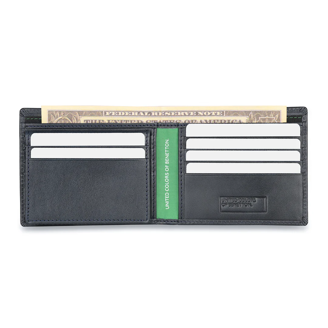 United Colors of Benetton Reece Men's Leather Passcase Wallet - Image 5