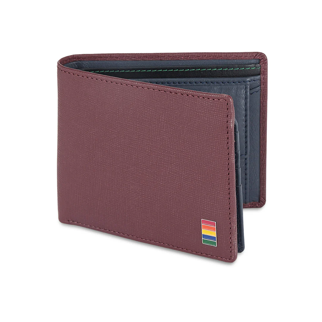 United Colors of Benetton Roan Men's Leather Multi Card Coin Wallet - Image 2