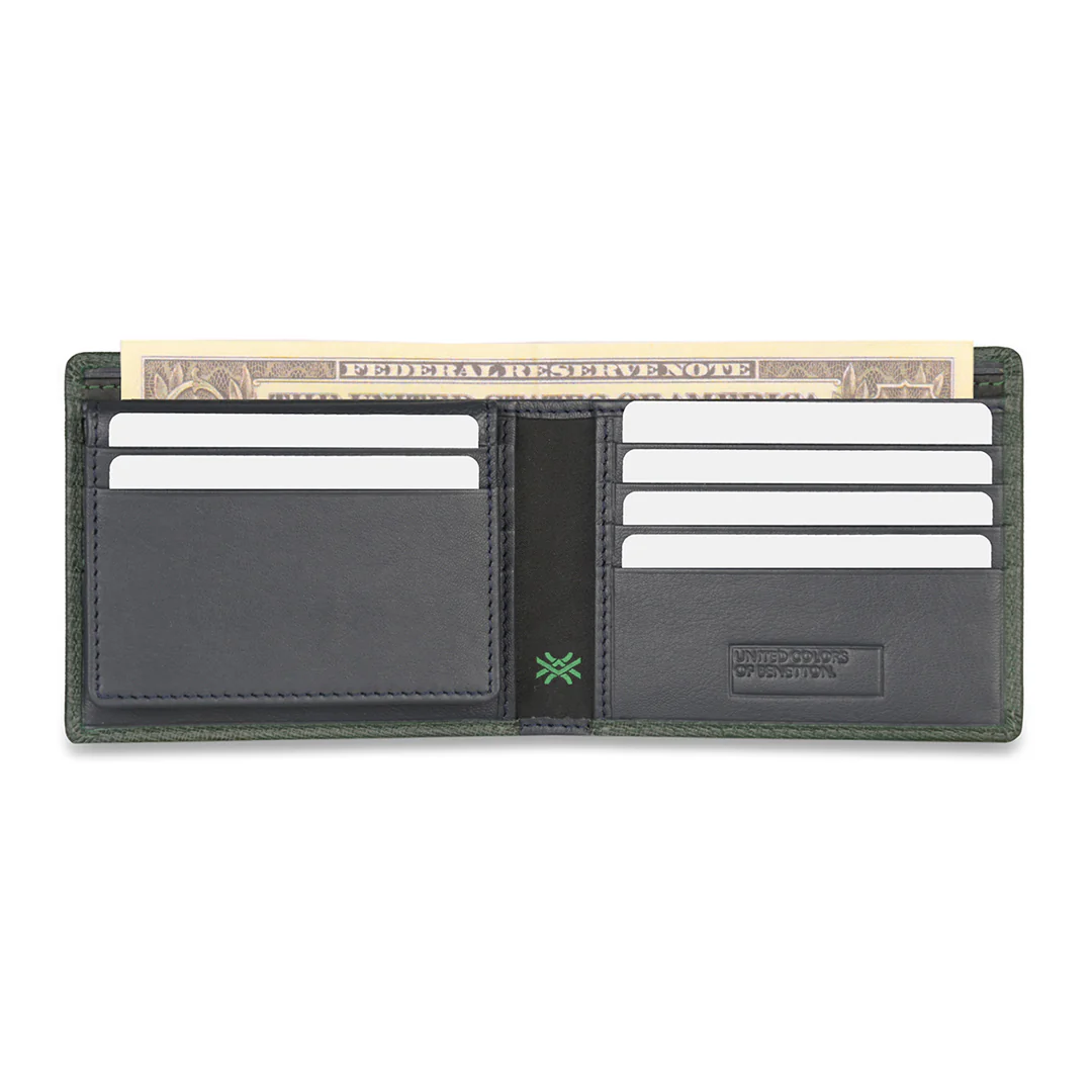 United Colors of Benetton Roan Men's Leather Passcase Wallet - Image 5