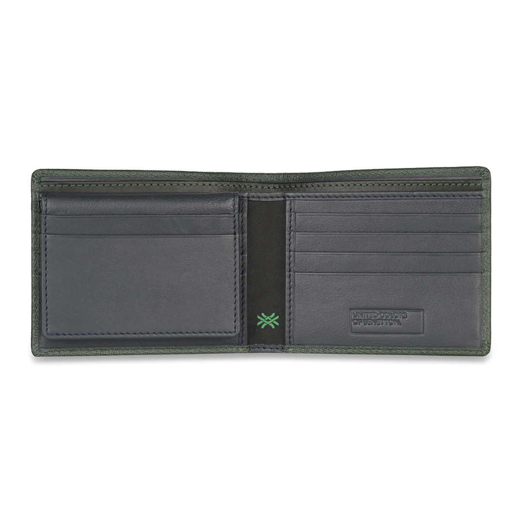 United Colors of Benetton Roan Men's Leather Passcase Wallet - Image 8