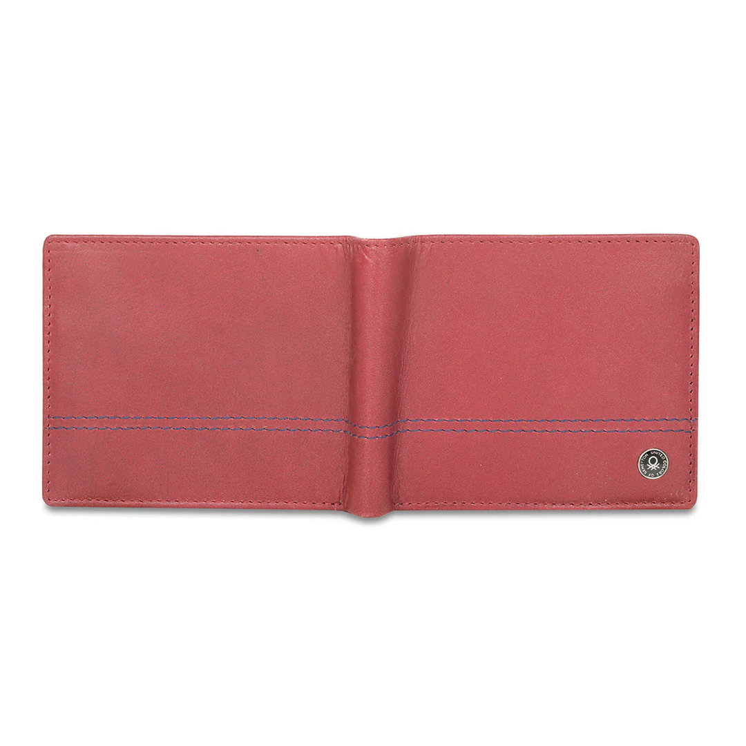 United Colors of Benetton Roque Men's Leather Multi Card Coin Wallet - Image 6