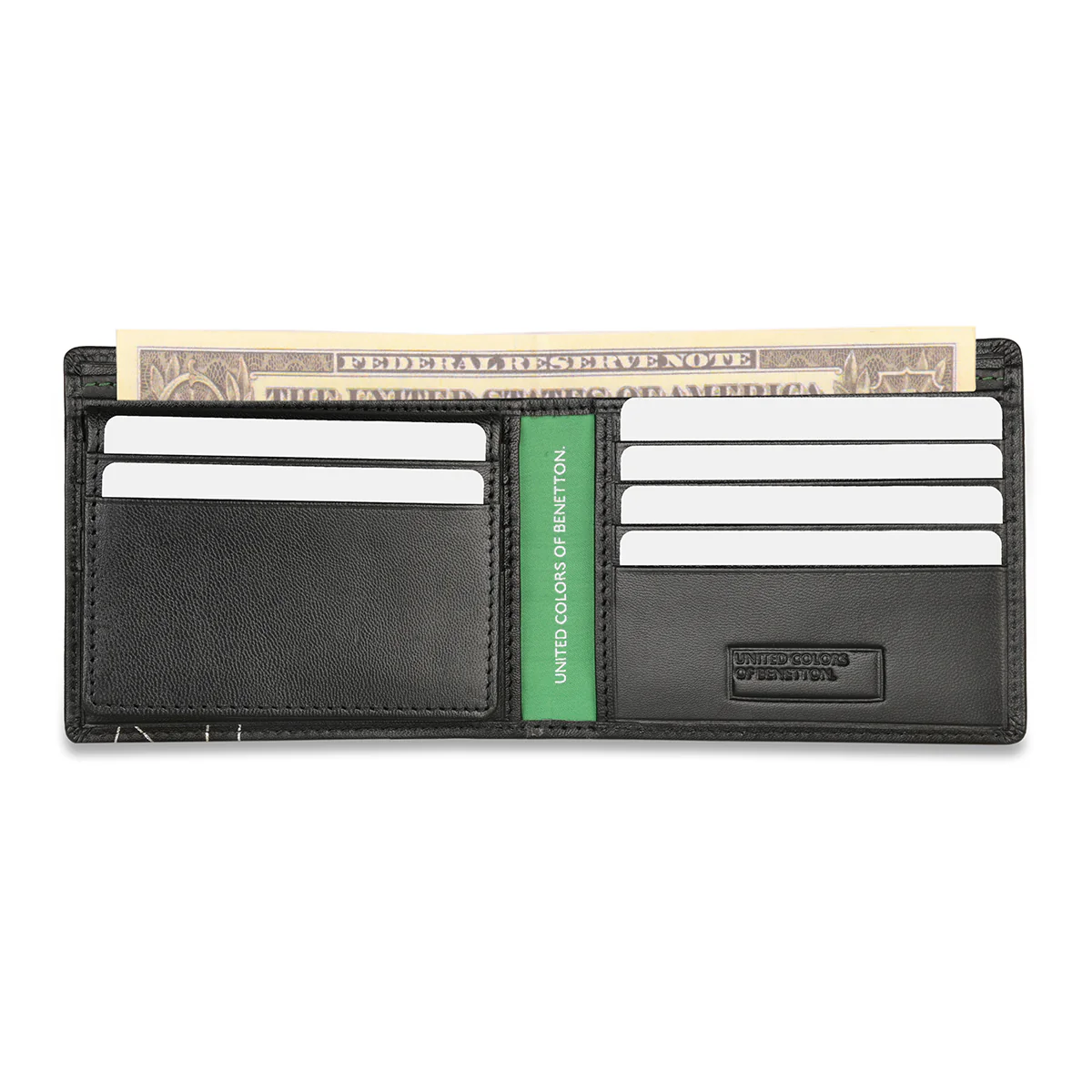 United Colors of Benetton Treviso Men's Leather Passcase Wallet - Image 5