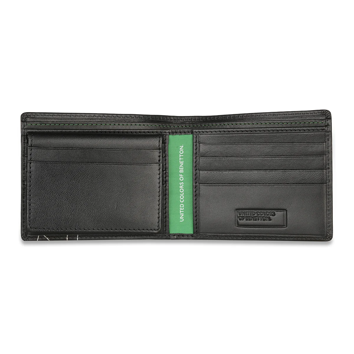 United Colors of Benetton Treviso Men's Leather Passcase Wallet - Image 8