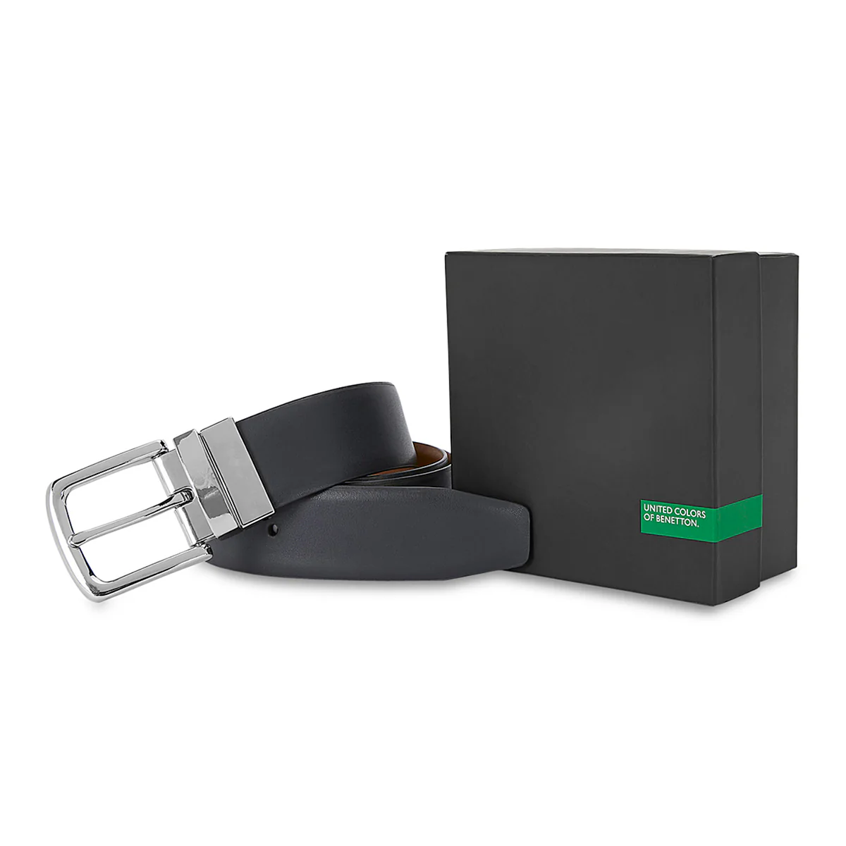 United Colors of Benetton Trove Reversible Men's Leather Belt - Image 18