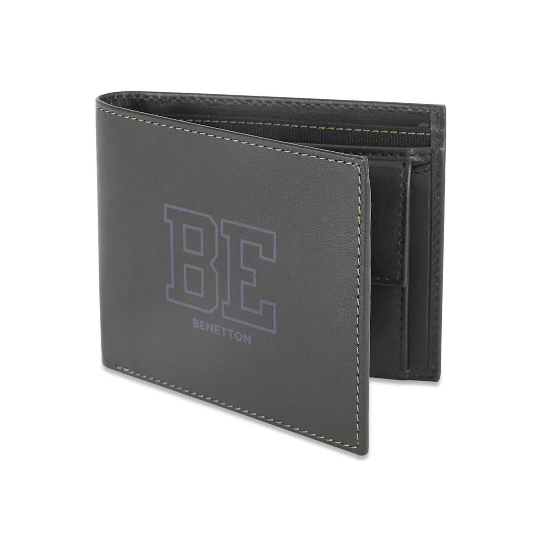 United Colors of Benetton Valen Men's Leather Global Coin Wallet - Image 2