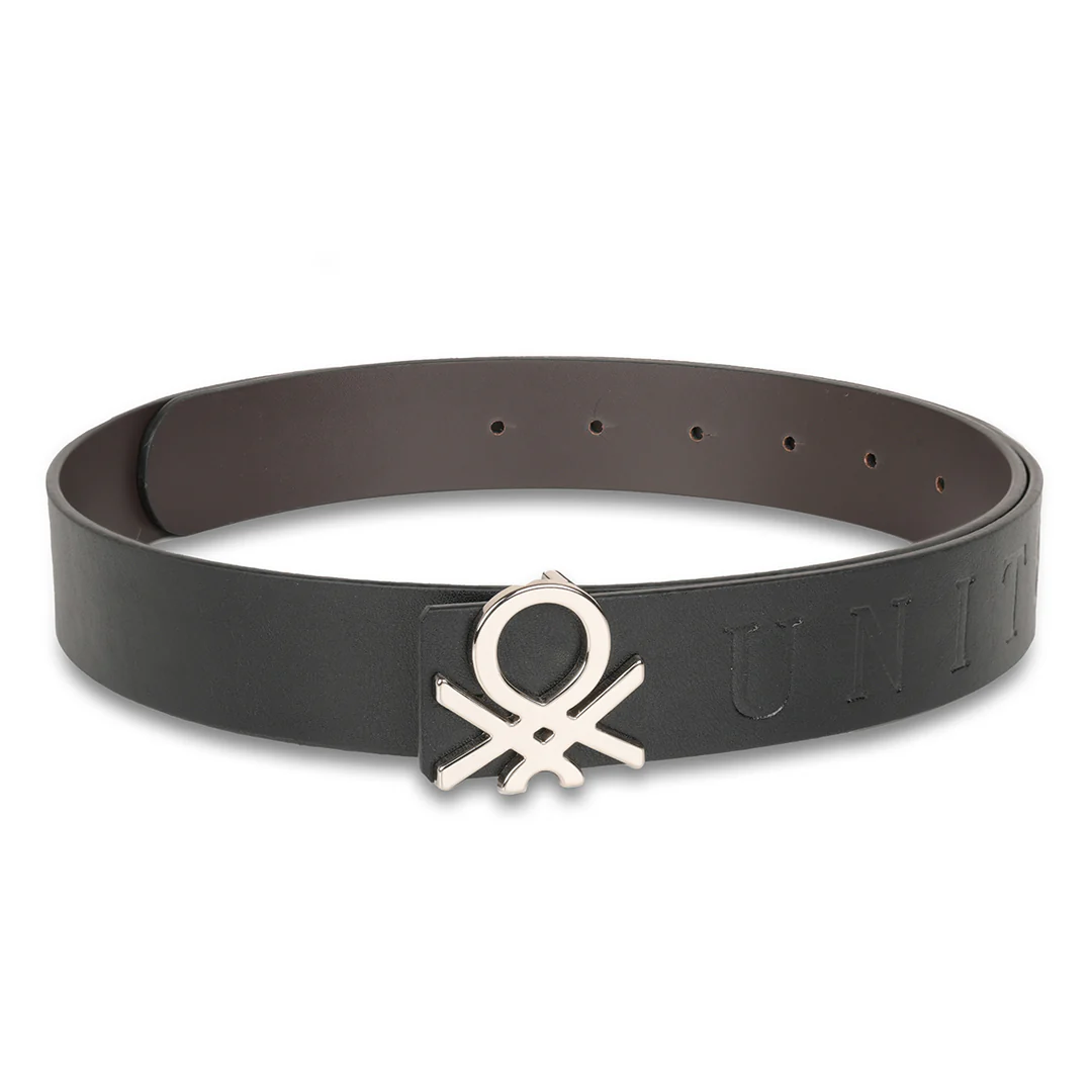 United Colors of Benetton Valerio Men's Leather Reversible Belt - Image 24