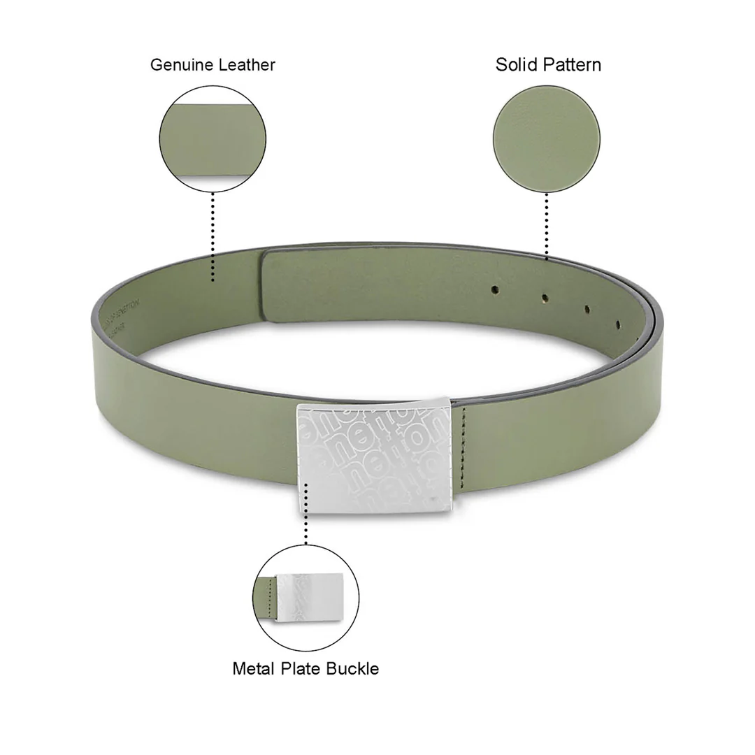 United Colors of Benetton Wallace Men's Leather Non Reversible Belt - Image 20