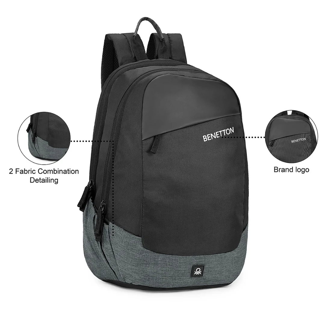 United Colors of Benetton Walter Laptop Backpack - Image 4