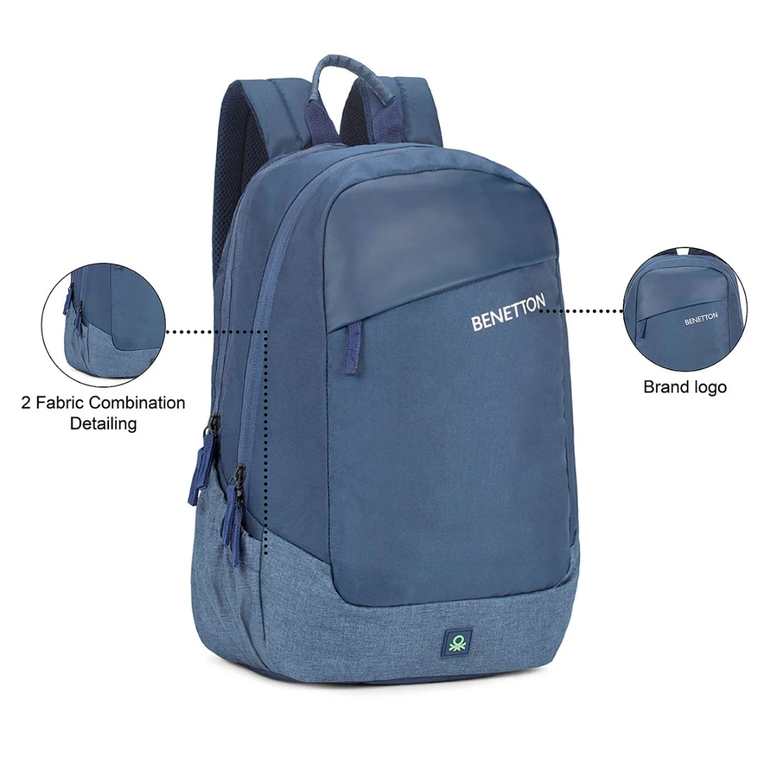 United Colors of Benetton Walter Laptop Backpack - Image 4