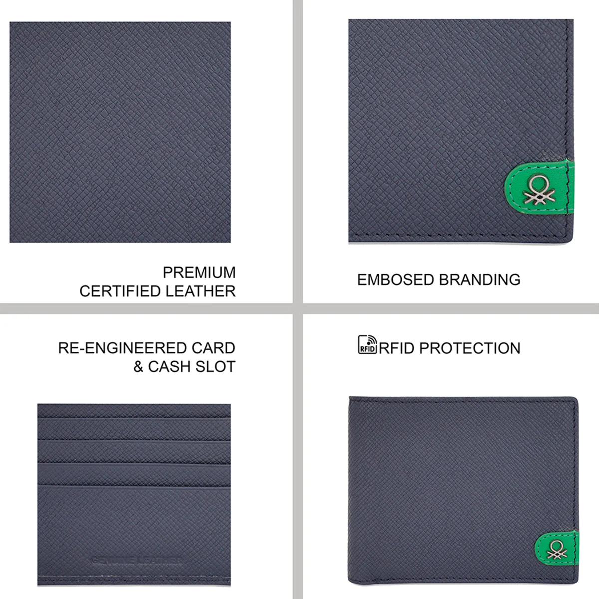 United Colors of Benetton Adamo Men's Global Coin Wallet - Image 4