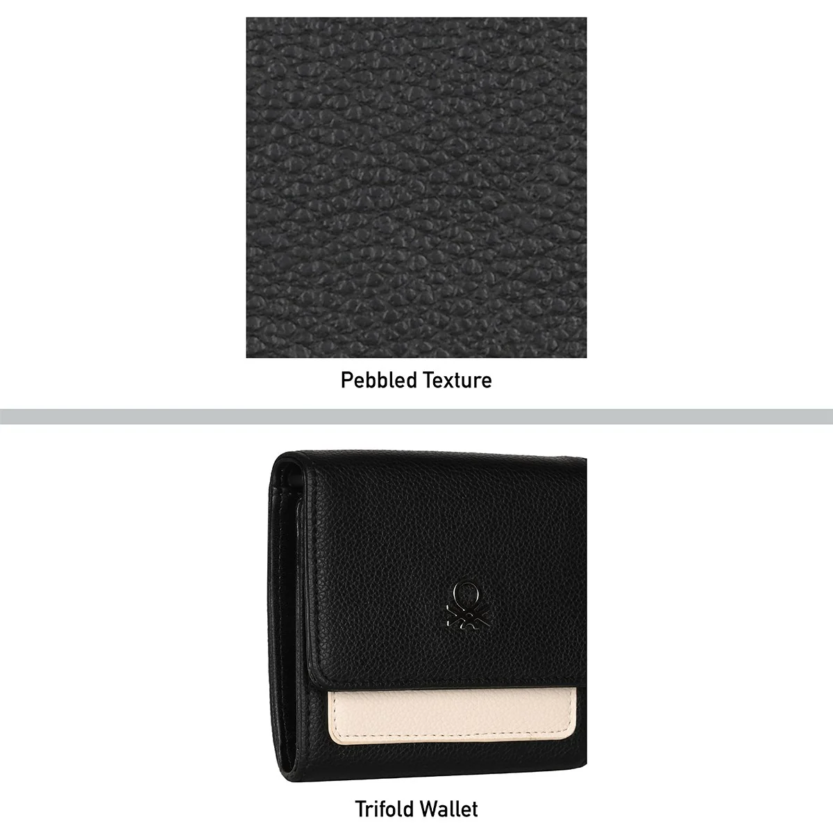 United Colors of Benetton Adelle Women's Tri Fold Wallet - Image 8
