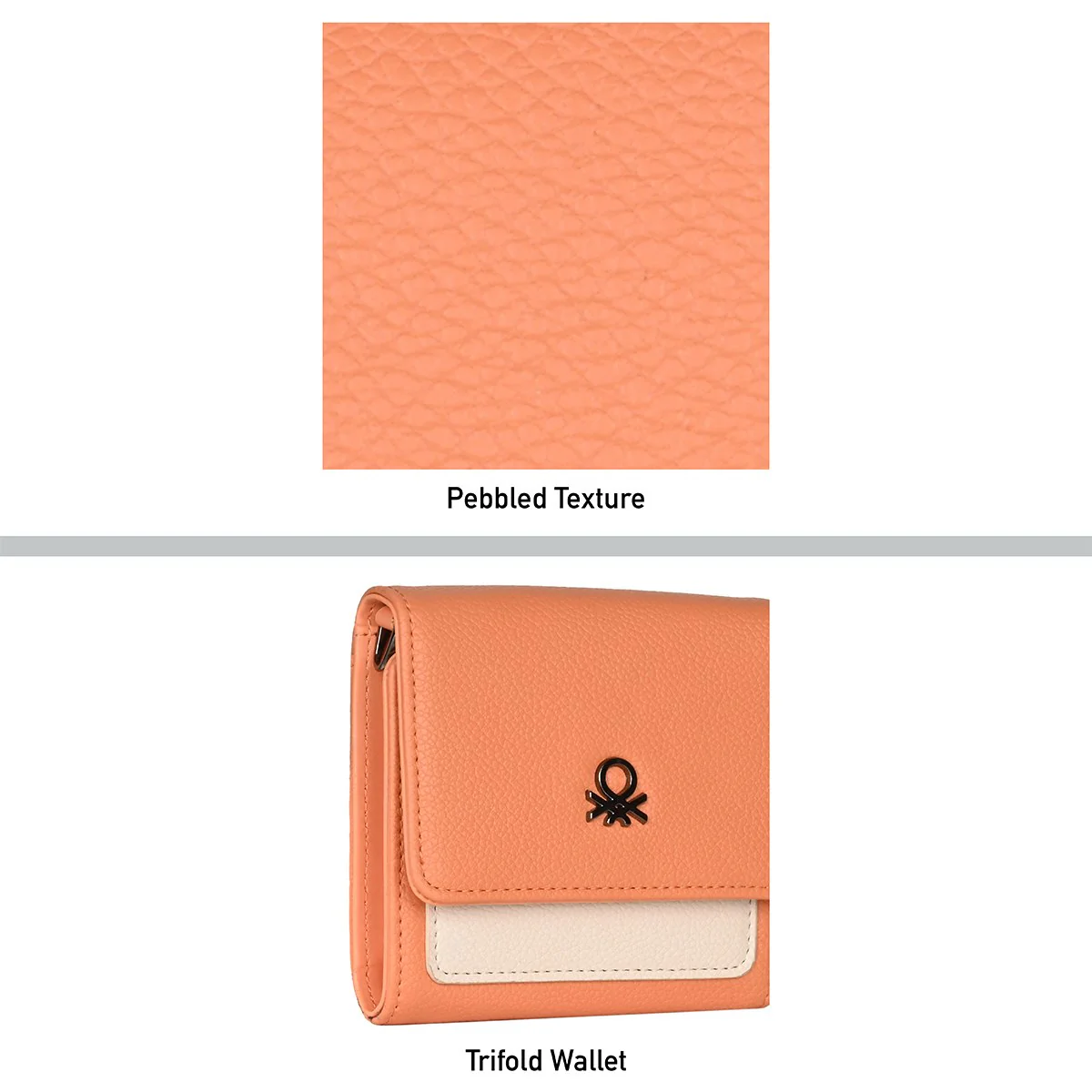 United Colors of Benetton Adelle Women's Tri Fold Wallet - Image 8