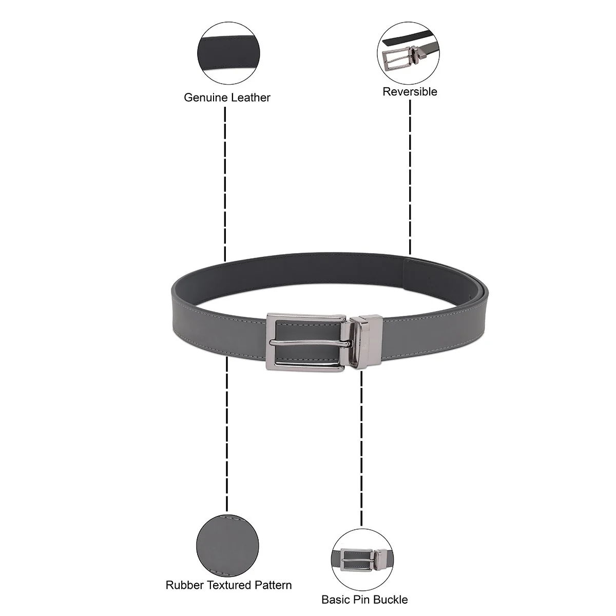 United Colors of Benetton Adem Men's Reversible belt - Image 4