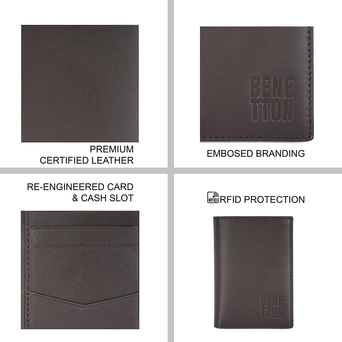 United Colors of Benetton Adour Men's Bifold Wallet - Image 12