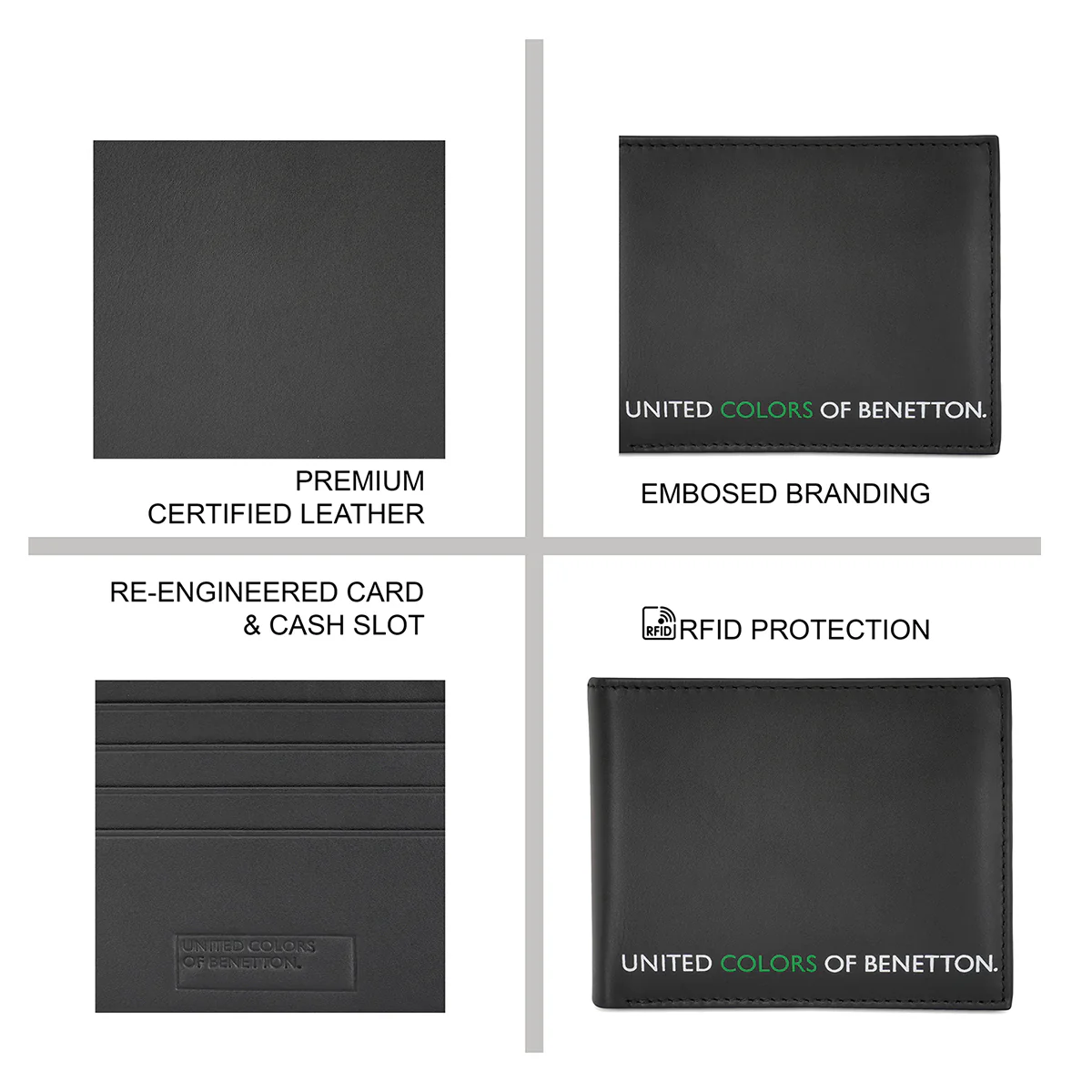 United Colors of Benetton Ainara Men's Passcase Wallet - Image 4