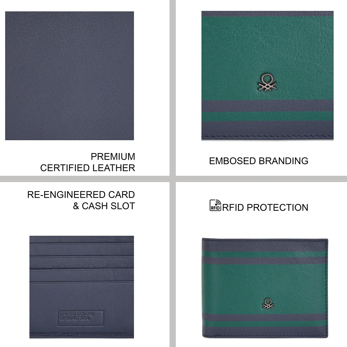 United Colors of Benetton Alamar Men's Passcase Wallet - Image 4
