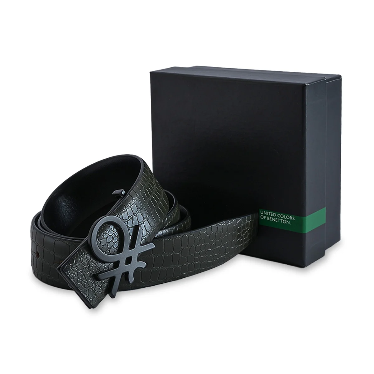 United Colors of Benetton Alatna Men's Non Reversible Belt - Image 7