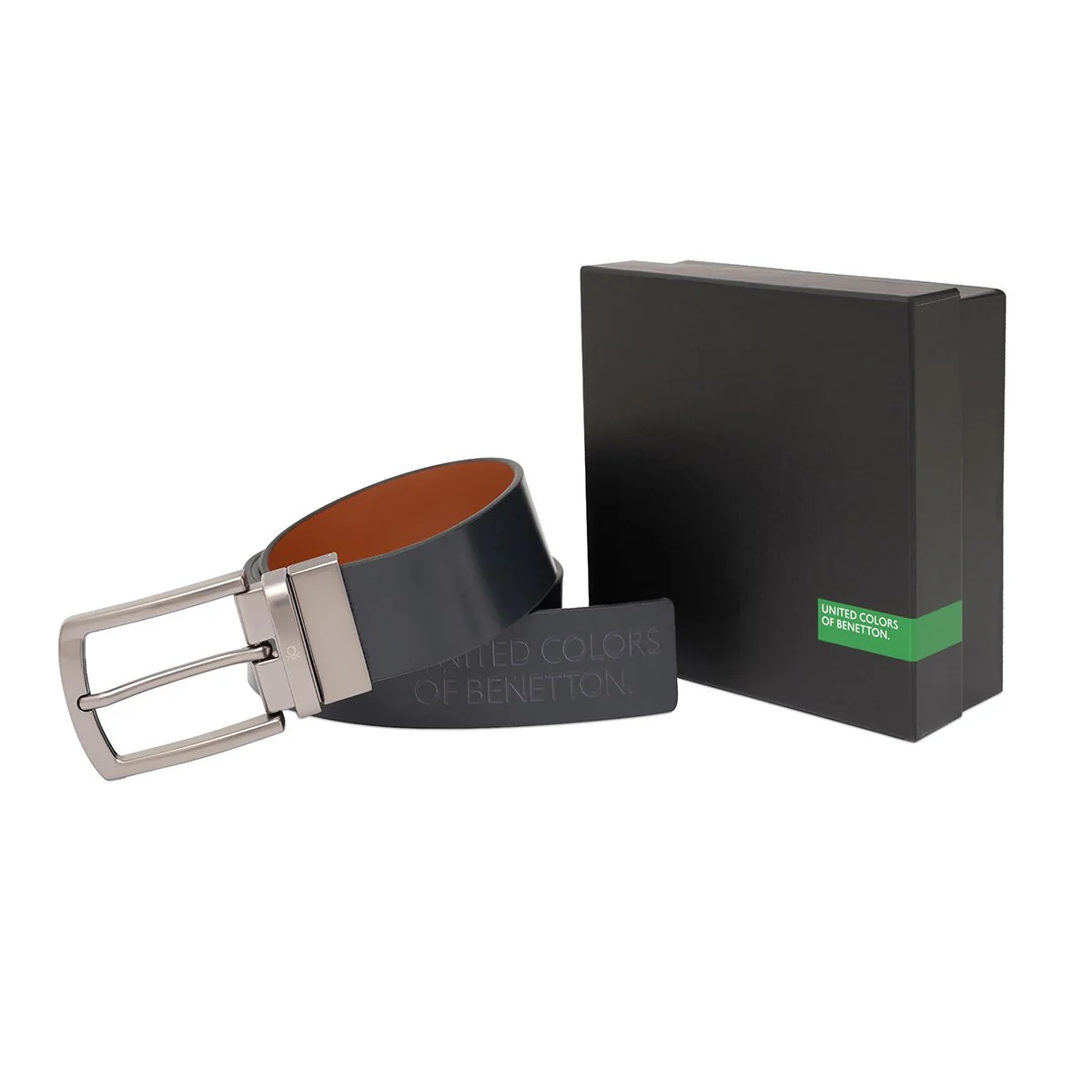 United Colors of Benetton Ales Men's Reversible Belt - Image 9